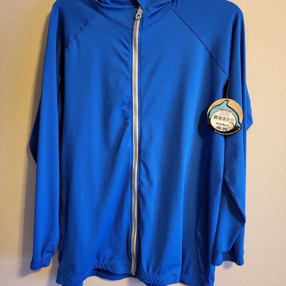 Blue Zip-Up Jacket
